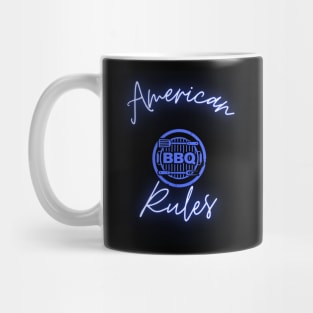 American BBQ Rules Mug